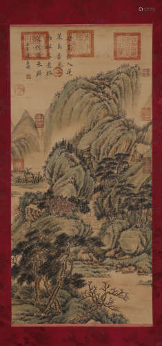 It was a stone silk by Zhao Meng in the Yuan Dynasty