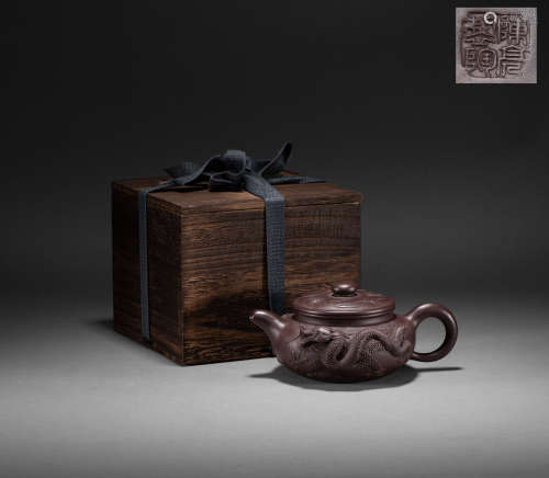 Chinese purple teapots from the Qing Dynasty