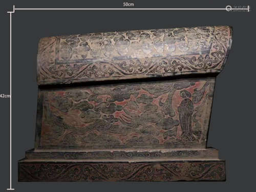 Painted sarcophagus of the Four Gods of tang Dynasty