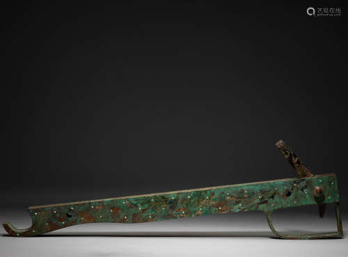 Chinese warring States period wrong gold and silver crossbow