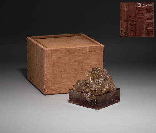 Chinese Qing Dynasty crystal seal