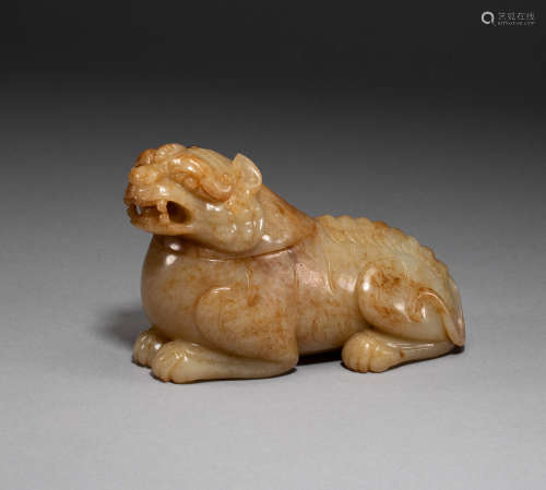Hetian Jade Tiger in Song Dynasty of China