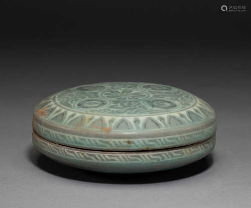 Korean celadon compact