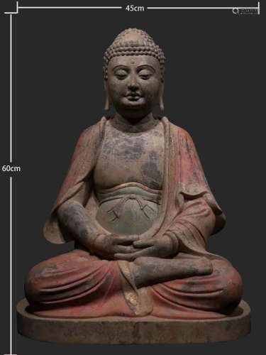 Ming painted Buddha statues