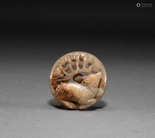 Hetian jade pendant from the Song Dynasty of China