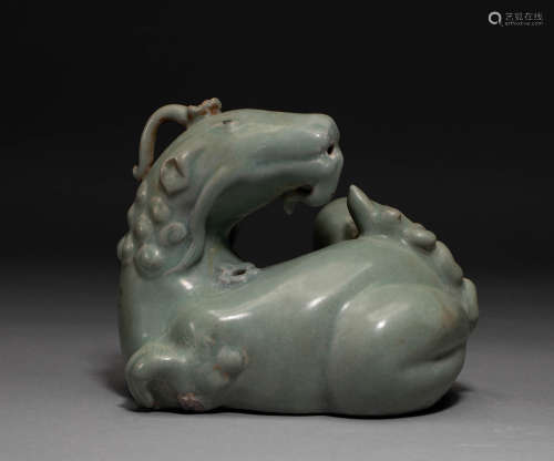 Korean celadon horse ornaments