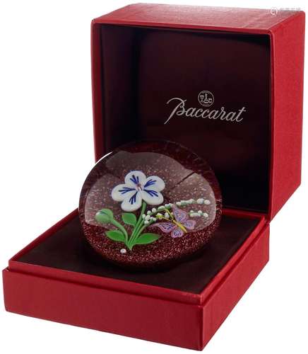 Briefbeschwerer Baccarat 1989