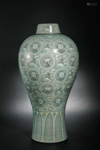 Song Dynasty Korean Porcelain Flower Big Vase