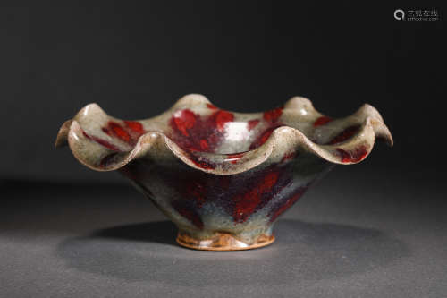 Song Dynasty Jun Kiln Petal Bowl