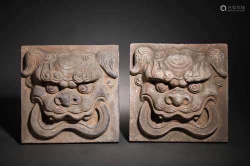 Northern Qi Dynasty Pottery Beast Head