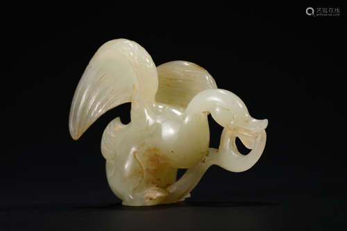 Han Dynasty Hetian Jade Wild Goose