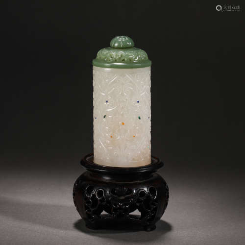 Qing Dynasty Hetian Jade Aromatherapy