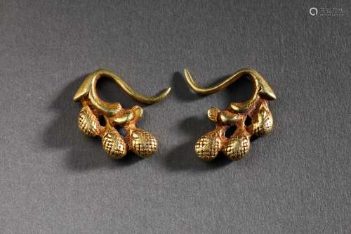 Song Dynasty Gold Earrings