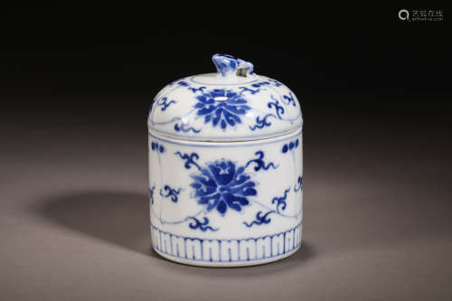 Qing Dynasty Orchid Flower Jar