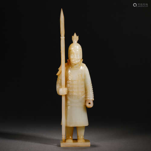 Han Dynasty Hetian Jade Terracotta Warriors