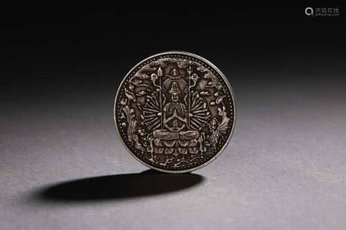 Qing Dynasty Silver Scripture Coins