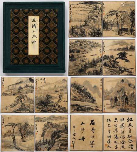 Chinese ink painting, Shi Tao
Landscape album