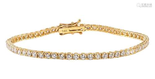 Memory diamond bracelet