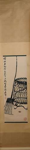 Modern Qi baishi's besom painting