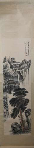 Modern Zhang daqian's landscape painting