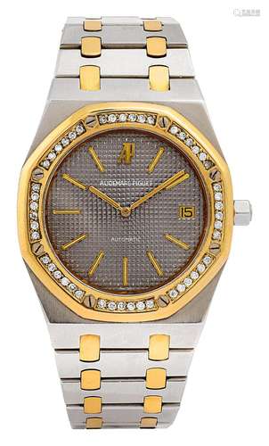 Audemars Piguet Two-Tone gents' wristwatch «Royal Oak J...