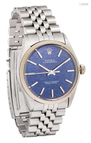 Rolex gents' wristwatch «Oyster Perpetual» with additio...