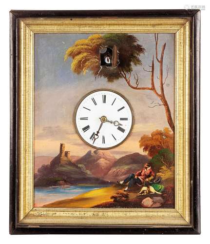 Black Forest wall clock with cuckoo