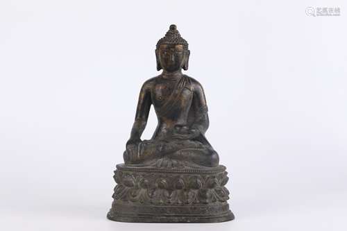 A Bronze Figure of Medicine Buddha