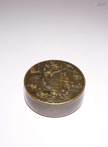 A JAPANESE MIXED METAL KOGO BY NISHIMURA MEIJI PERIOD, 19TH ...