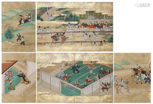 ATTRIBUTED TO SUMIYOSHI GUKEI (1631-1705) EDO PERIOD, 17TH O...