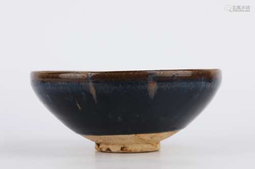 A Jian Ware Brown-Splashed Tea Bowl