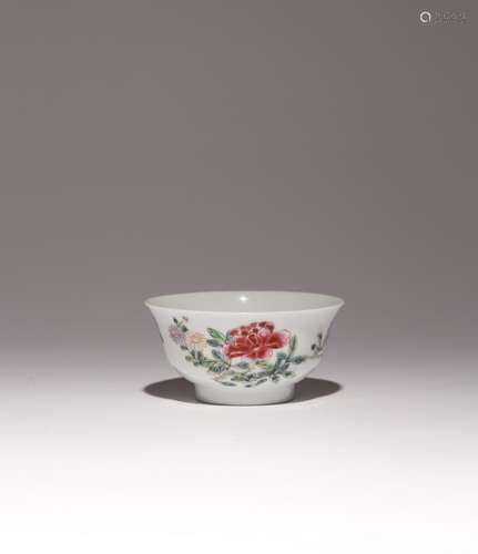 A CHINESE FAMILLE ROSE BOWL YONGZHENG MARK AND PROBABLY OF T...