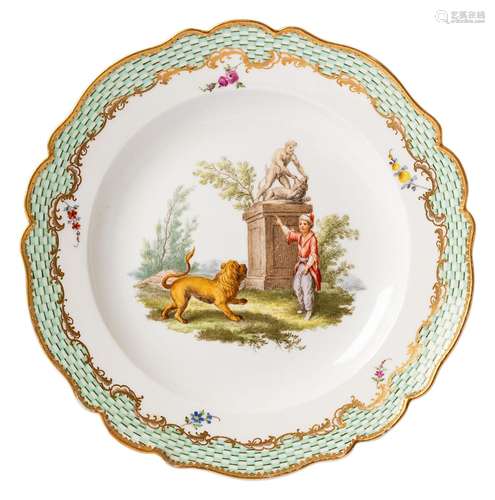 Marcolini plate with mythological motif «L'Homme et le ...