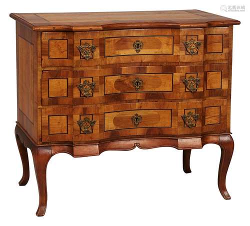 Louis XVI commode with marquetry