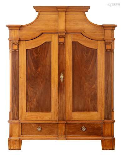 Neoclassical facade cabinet