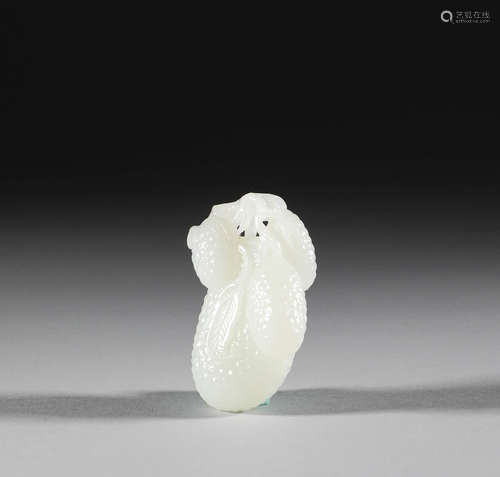 Qing Dynasty, Hotan jade litchi