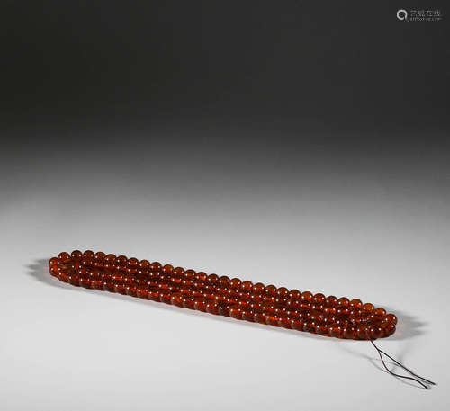 Amber beads in Qing Dynasty