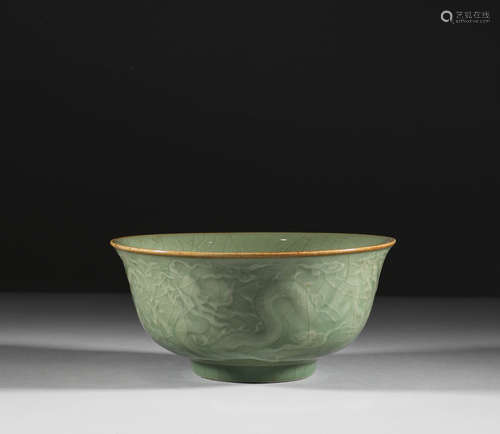 Song Dynasty, Longquan celadon dragon bowl