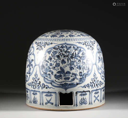 In the Ming Dynasty, blue and white twig patterns were warm ...