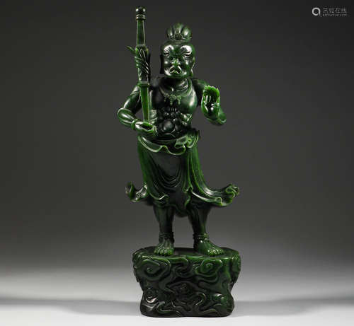 In the Qing Dynasty, Hotan Jasper protected the law