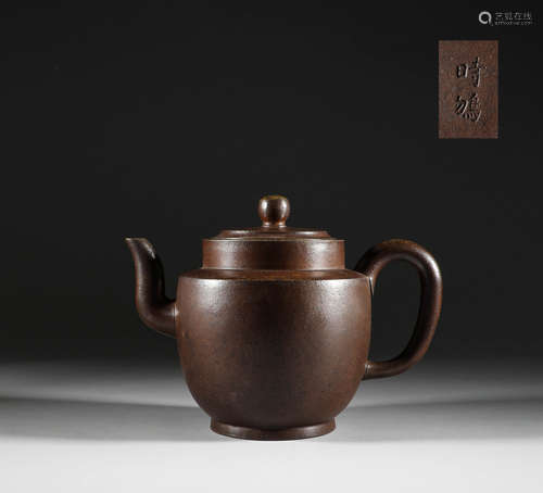 Purple clay pot in Qing Dynasty