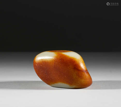 In the Qing Dynasty, Hotan seed raw stone