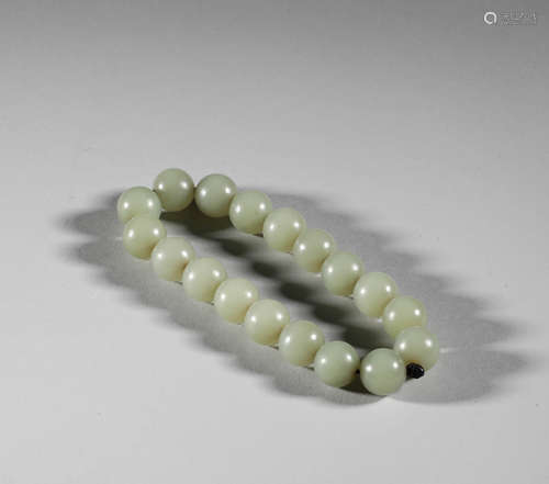 Hotan jade hand string in the Qing Dynasty