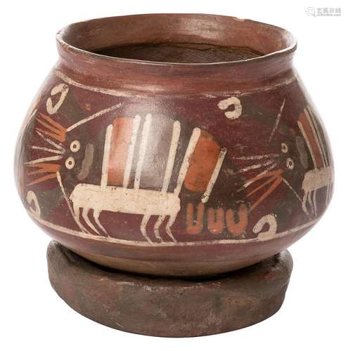 Nazca bowl with crustaceans