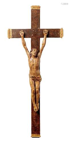 High Baroque wall crucifix in the style of Georg Petel