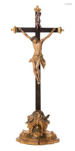 Crucifix with Rococo base