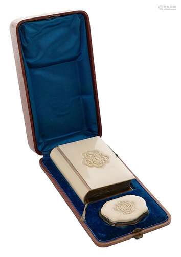 Devotional booklet with wallet for alms in original case