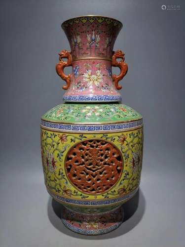 Western Colored Gold-traced Lantern-shaped Revolving