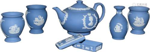 韦奇伍德（Wedgwood）瓷茶具一套六件