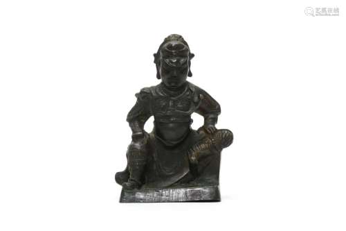 A Bronze Figure of Guan Gong Ming Dynasty